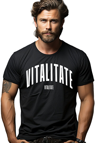 StoryGift Romania Tricou Barbati Cuvantul Vitalitate, Motivational, Self Help...