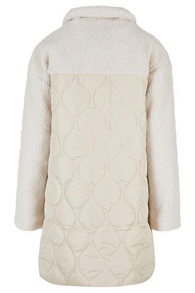 Urban Classics Damen Ladies Oversized Sherpa Quilted Coat