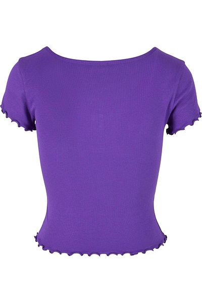 Urban Classics Damen Ladies Rib Babylock Tee