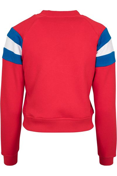 Urban Classics Damen Ladies Sleeve Stripe Crew