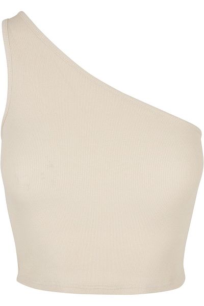 Urban Classics Damen Ladies Cropped Asymmetric Top