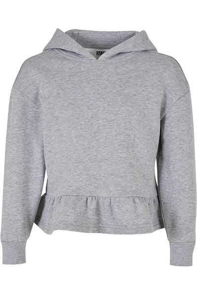 Urban Classics Damen Girls Organic Hoody mit Volants
