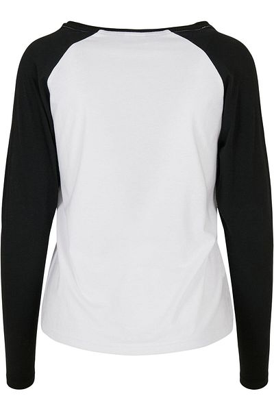 Urban Classics Damen Ladies Contrast Raglan Longsleeve