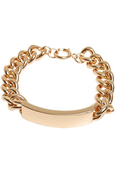 Urban Classics Unisex Plate Bracelet