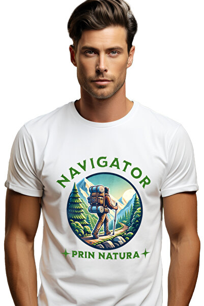 StoryGift Romania Tricou Barbati Navigator Prin Natura Aventura Barbat Campin...