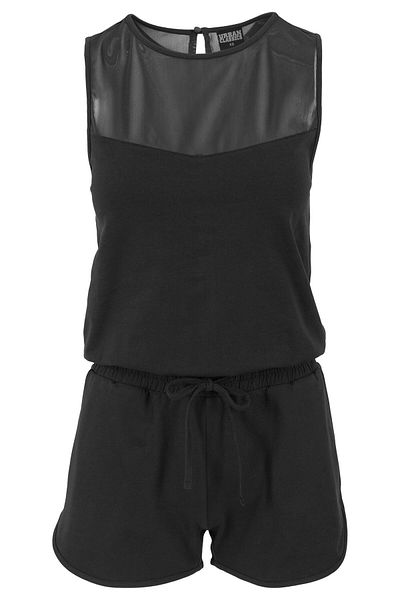 Urban Classics Damen Ladies Tech Mesh Hot Jumpsuit