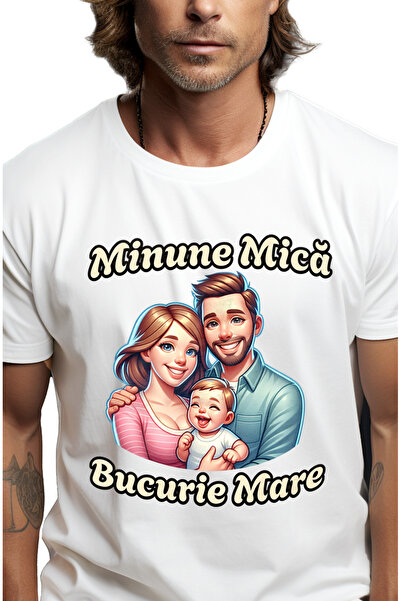 StoryGift Romania Tricou Barbati Minunea Noastra Mica, Bucuria Noastra Mare, ...