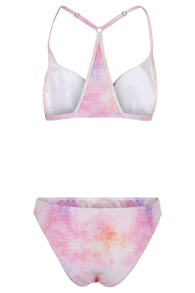 Urban Classics Damen Ladies Tie Dye Triangle Back Bikini