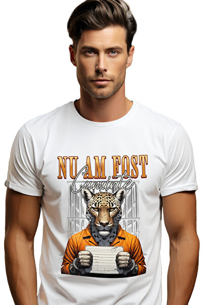 StoryGift Romania Tricou Barbati Nu Am Fost Cuminte - Felina La Inchisoare Cu...