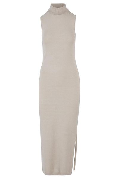 Urban Classics Damen Ladies Knitted Viscose Turtleneck Dress
