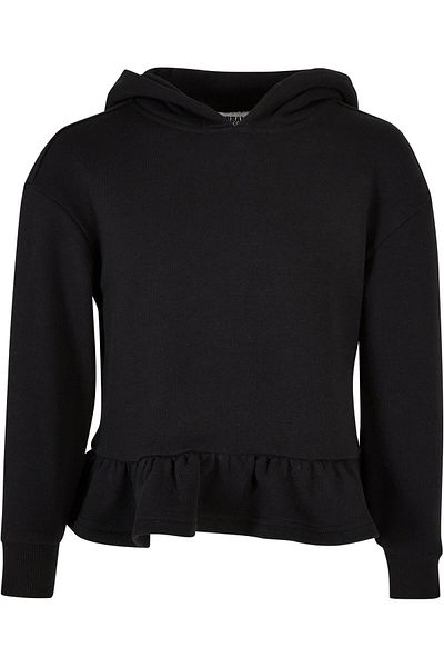 Urban Classics Damen Girls Organic Hoody mit Volants