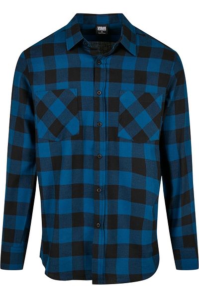 Urban Classics Herren Checked Flanell Shirt