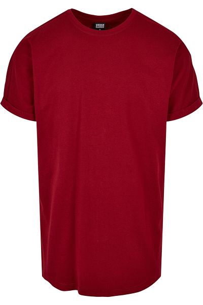 Urban Classics Herren Long Shaped Turnup Tee