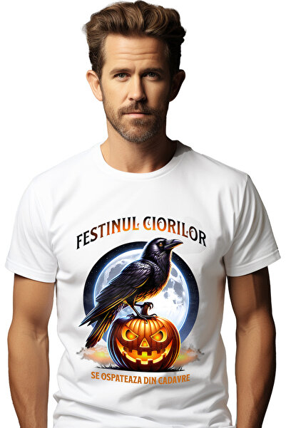 StoryGift Romania Tricou Barbati Festinul Ciorilor Se Ospateaza Din Cadavre H...