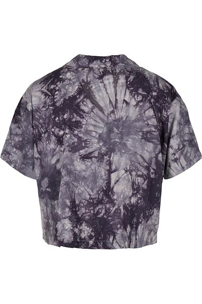 Urban Classics Damen Ladies Viscose Tie Dye Resort Shirt