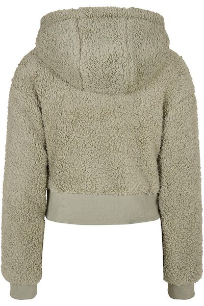 Urban Classics Damen Ladies Short Oversized Sherpa Jacket