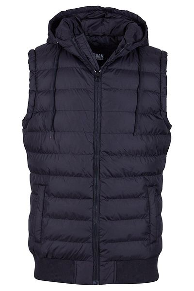 Urban Classics Herren Small Bubble Hooded Vest