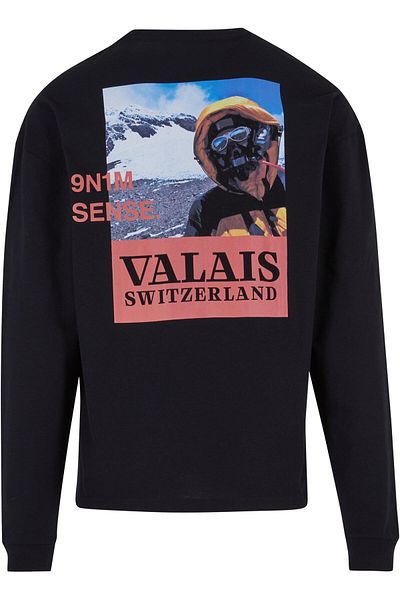 9N1M SENSE Herren Valais Longsleeve T-shirt