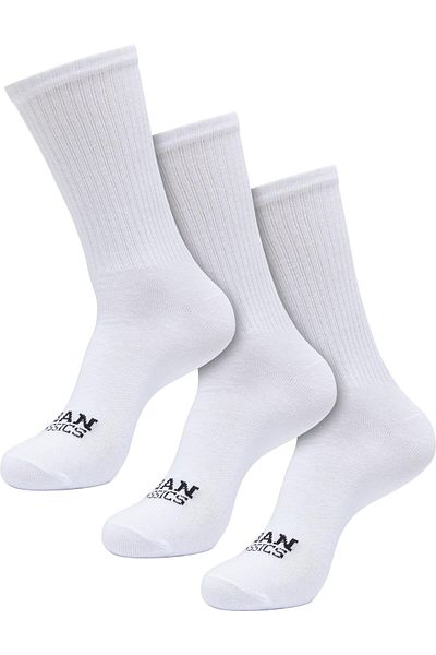 Urban Classics Unisex Simple Flat Knit Socks 3-pack