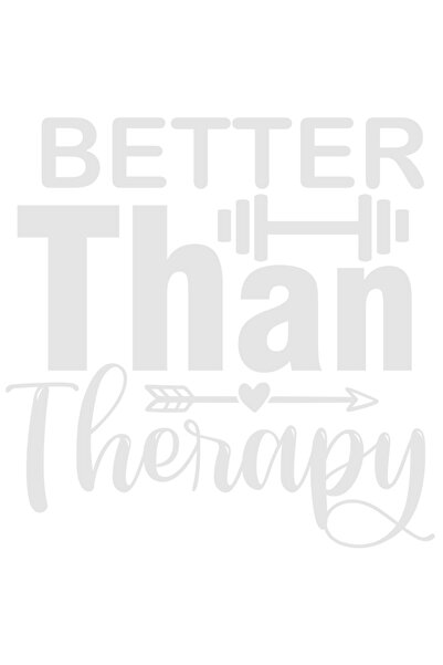 StoryGift Romania Sticker Autocolant 30CM Exterior cu inimioara si textul "Better than therapy" - mai bun decat