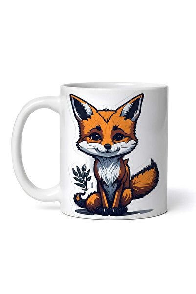 OEM Cană albă personalizată, Supple Fox, INOVATIX®. 330ml