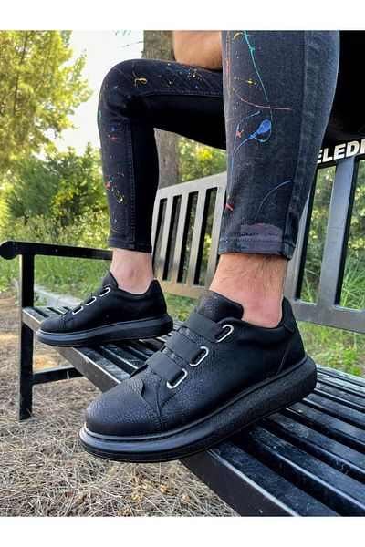 Knack Sneakers Shoes 889 Black (BLACK SOLE)