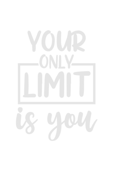 StoryGift Romania Sticker Exterior cu textul "Singura limita a ta esti tu" - ...