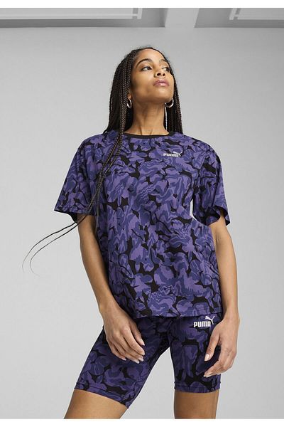 Puma Dámské tričko ESS NATURE 2.0 Relaxed AOP