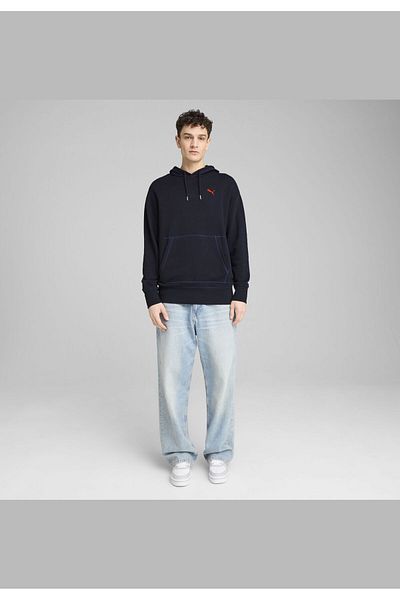 Puma Unisex mikina s kapucí PREMIUM Essentials Relaxed Graphic
