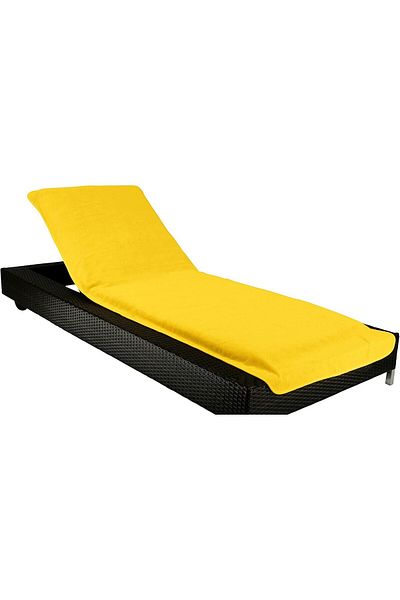 DensHaus 100% Cotton 75X200 Yellow Gelb Beach Sunbed Towel