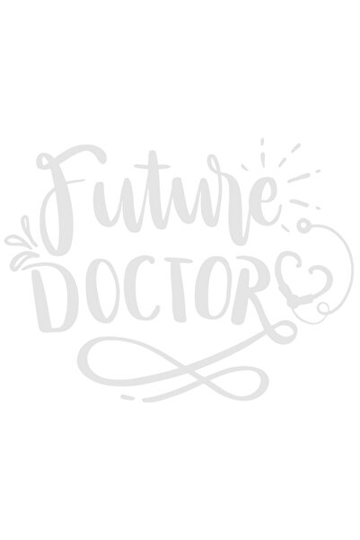 StoryGift Romania Sticker Autocolant 30CM Exterior cu textul "Future doctor" - viitor doctor salveaza vieti , Vi