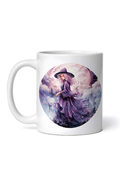 OEM Εξατομικευμένη λευκή κούπα, Witch of Souls, INOVATIX®. 330ml