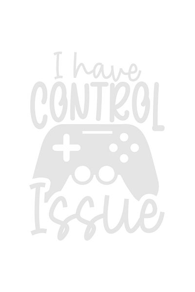 StoryGift Romania Sticker Exterior cu un controller si textul "I have control issue" - am o problema cu cont