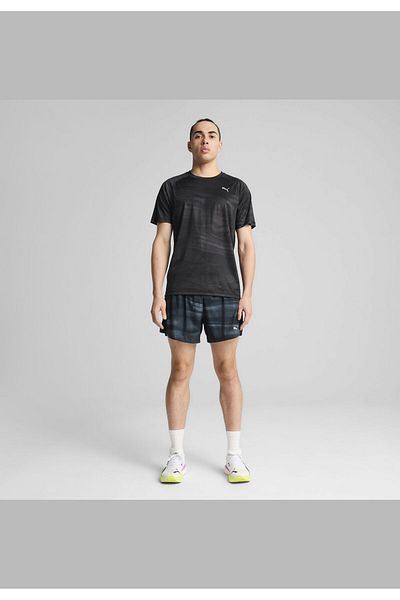 Puma VELOCITY Ανδρικό Μπλουζάκι για Τρέξιμο με Στάμπα και Όλο το Στάμπα
