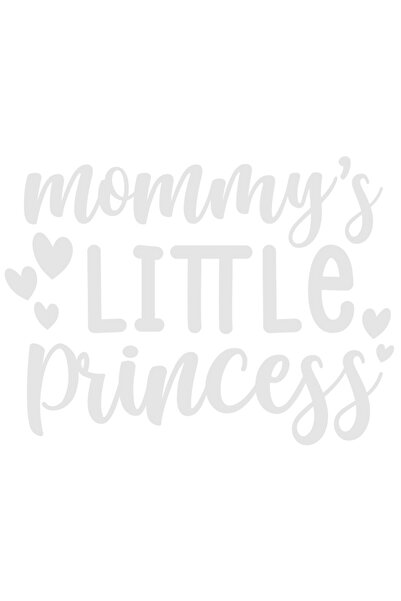 StoryGift Romania Sticker Autocolant 70CM Exterior cu inimioare pentru mica printesa a mamei - fiica iubire mate