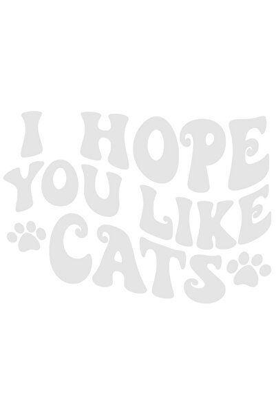 StoryGift Romania Sticker Eticheta 40CM Exterior cu labute si textul "Sper ca...