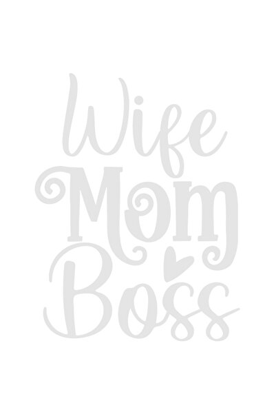 StoryGift Romania Sticker Eticheta 40CM Exterior pentru o sotie buna care este si mama si sefa in acelasi timp ,