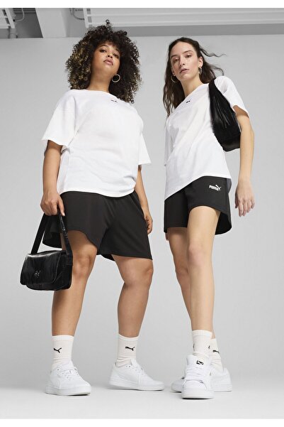 Puma ESS Small Νο. 1 Λογότυπο Ελαφρύ Γυναικείο Σορτς με Ψηλή Μέση 4"