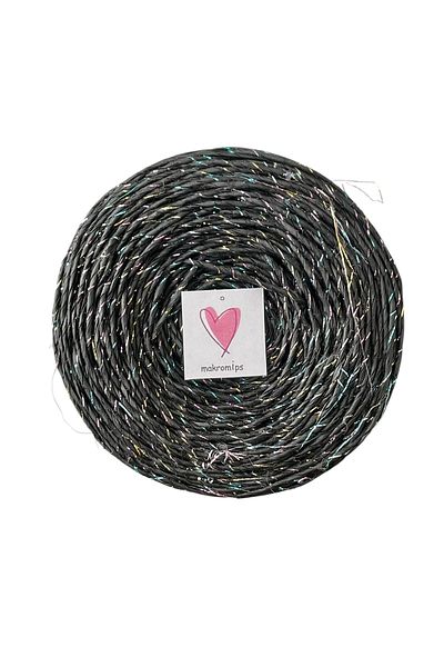 Makromİps Premium Twisted Metallic Paper String (250 Gr/420M) Polyester Glossy Bag String Knitted Decoration Pack String