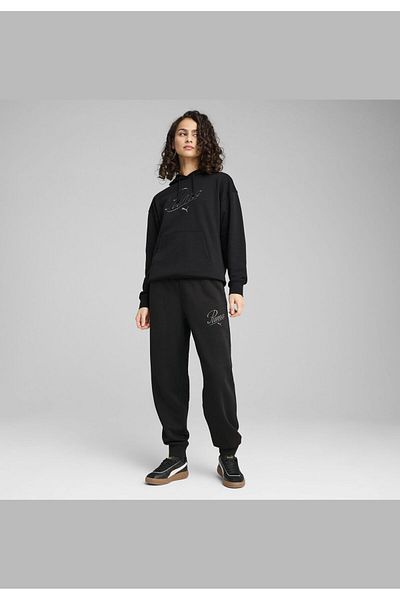 Puma ESS SCRIPT Comfort Φόρμα Γυναικεία