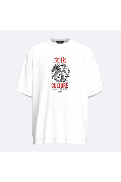 Shout Oversize Culture Dragon Unisex T-Shirt