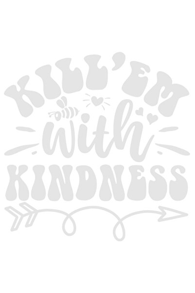 StoryGift Romania Sticker Exterior cu o albina si inimioare cu textul "Uc*de-...