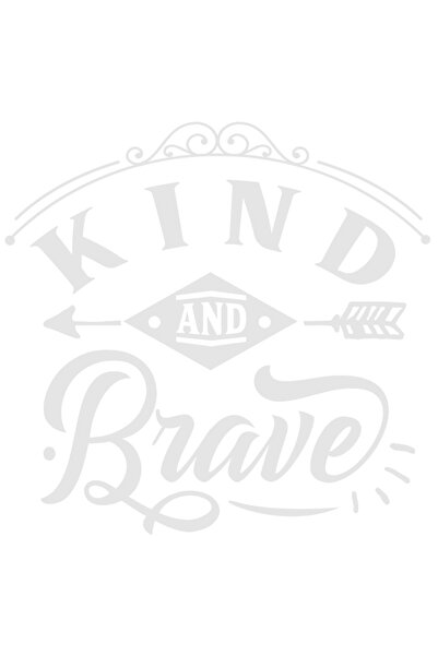 StoryGift Romania Sticker Autocolant 30CM Exterior cu textul "Kind and brave"...