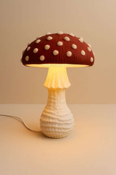 Generic Brand Mushroom Decorative Table Lamp
