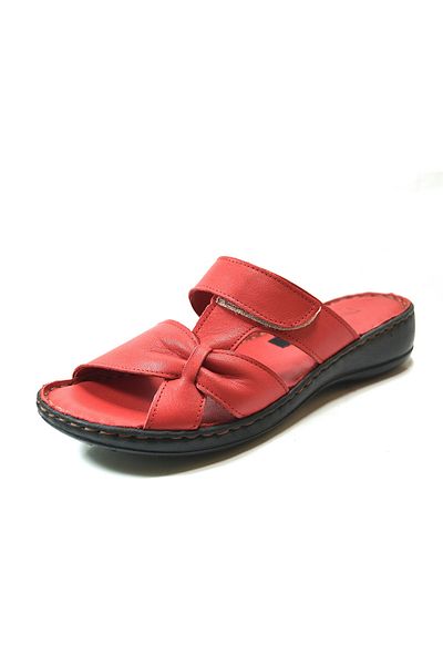 Onlo Ayakkabı Onlo Shoes Dk-0013 Genuine Leather Anatomical Pad Sole Women's Mother Slippers