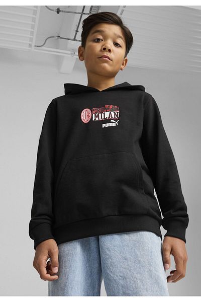 Puma Ac Milan Ftblnrgy Νεανική Φούτερ με Κουκούλα