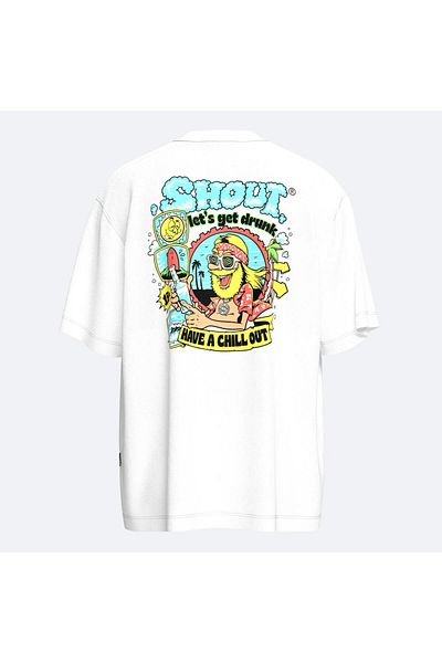 Shout Oversize Chill Out Paradise Unisex T-Shirt