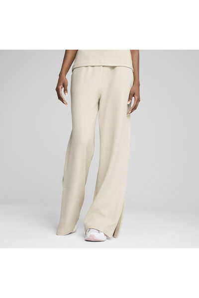 Puma Pantaloni drepti HER Comfort cu talie înaltă pentru femei