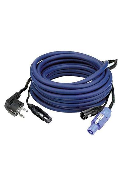 Dap Audio Cablu Alimentare cu XLR boxe active Dap Audio FP1015, semnal audio 15m Powercon