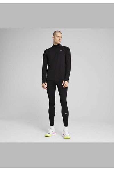 Puma Ανδρικό Μπλούζα για Τρέξιμο Velocity Cloudspun με φερμουάρ Quarter Zip